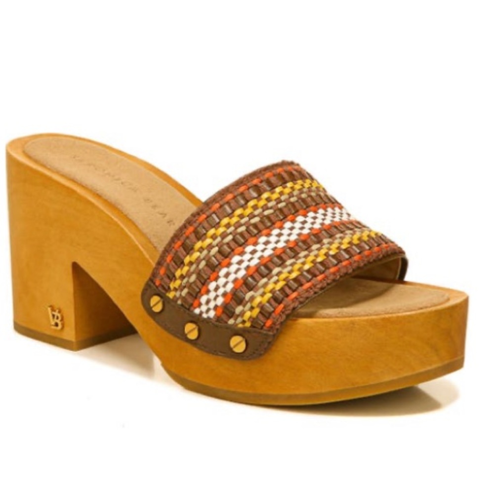 Veronica Beard Hannalee Woven Platform Sandals (Size 8)